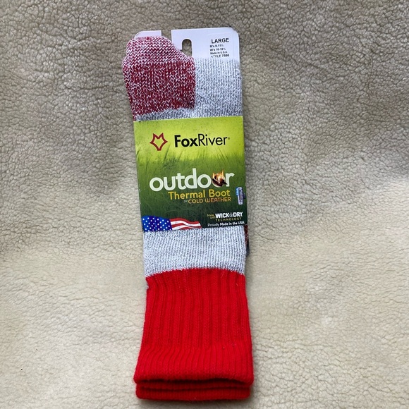FOX RIVER Thermal Boot Socks | Heavy Weight Wool Blend | Size Large - Picture 2 of 5